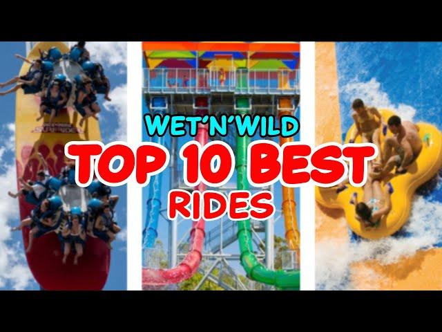 Top 10 rides at Wet'n'Wild - Gold Coast, Australia | 2022