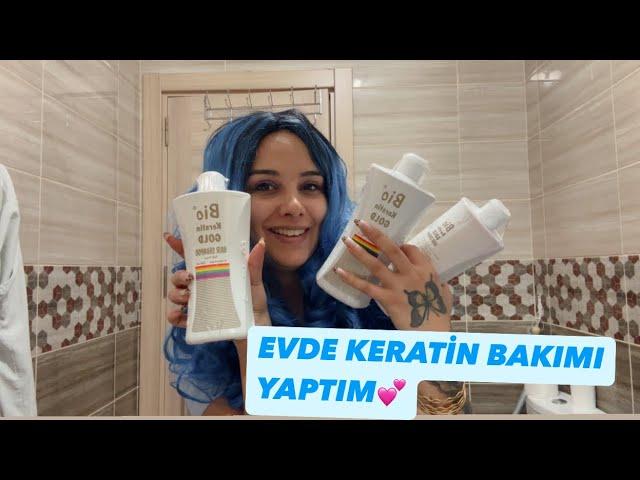 325 tl’ye EVDE KERATİN BAKIM YAPTIM ‍ (BİO KERATİN GOLD )