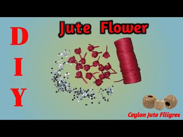 How to make Easy Jute Flower