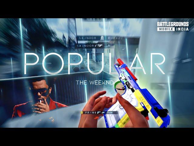 POPULAR - THE WEEKND  Pubg Velocity Montage | BGMI Velocity Montage | Vampire Adi |