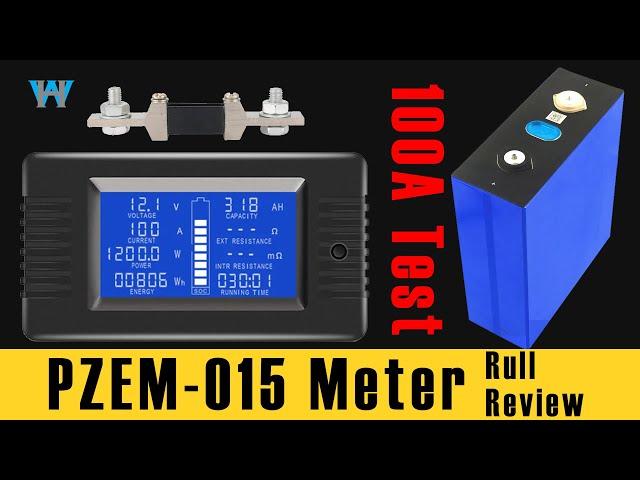 Full Review of PZEM-015 PZEM 013 0-200V 0-300A  DC Energy, Voltage, Current Capacity Meter