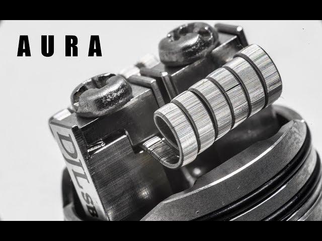 DJLSB Vapes and DigiFlavor Came out with the Aura RDA and I Built Some Framed Staple Coils for It