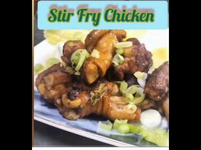 Stir Fry Chicken #easyrecipe #chicken #foodie