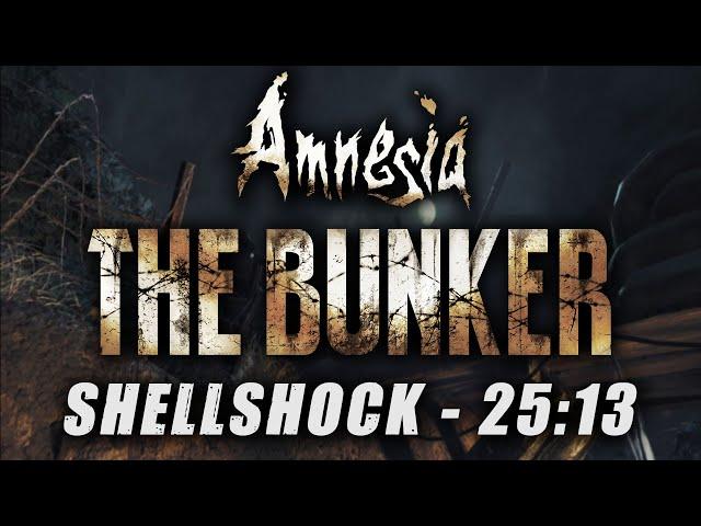 Amnesia: The Bunker Glitchless Speedrun in 25:13 (Shellshock Difficulty)