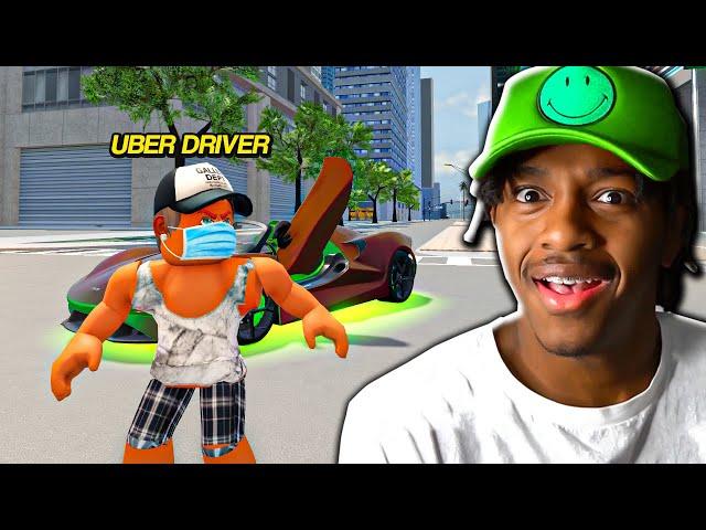 BECOMING A UBER IN ROBLOX DRIVING EMPIRE