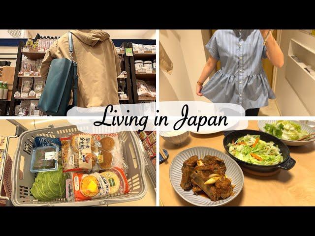 window shopping, buy a new cloth, Kimchi braised spare ribs for dinner | japan vlog
