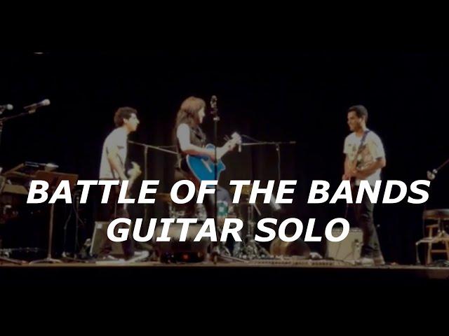 Competed in Miami battle of the bands and I improvised this guitar solo