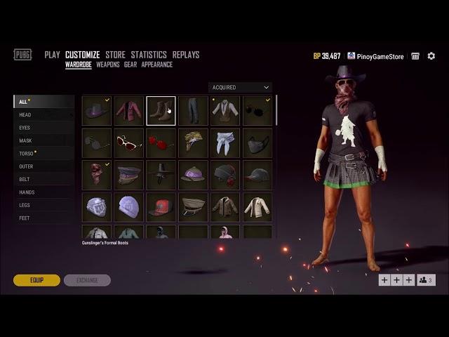 PUBG Gunslinger Set Unboxing - PLAYERUNKNOWN'S BATTLEGROUNDS Twitch Prime Skin