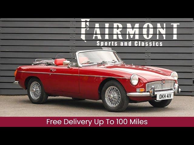 2001 MG B Roadster Walk-around - Fairmont Sports and Classics