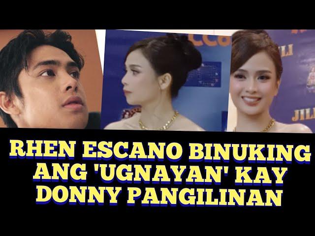 RHEN ESCANO BINUKING UGNAYAN KAY DONNY PANGILINAN