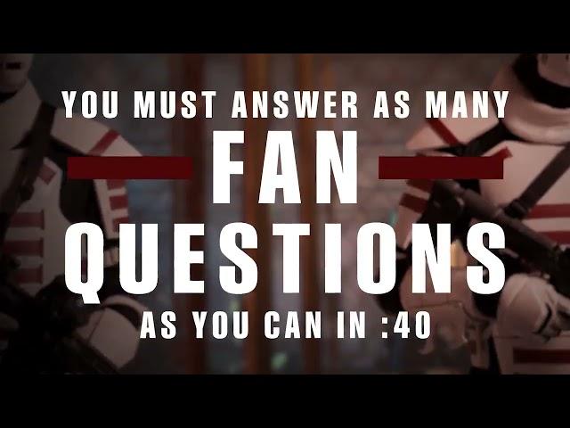 [ ASK TWD - Paola Lázaro ] You must answer as many fan questions as you can in :40?