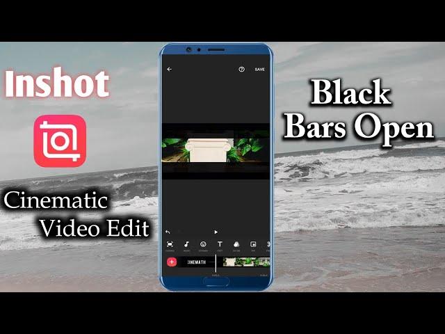 How To Make Black Bars Open  Cinematic Video In Inshot App | Inshot App Editing Tutorial