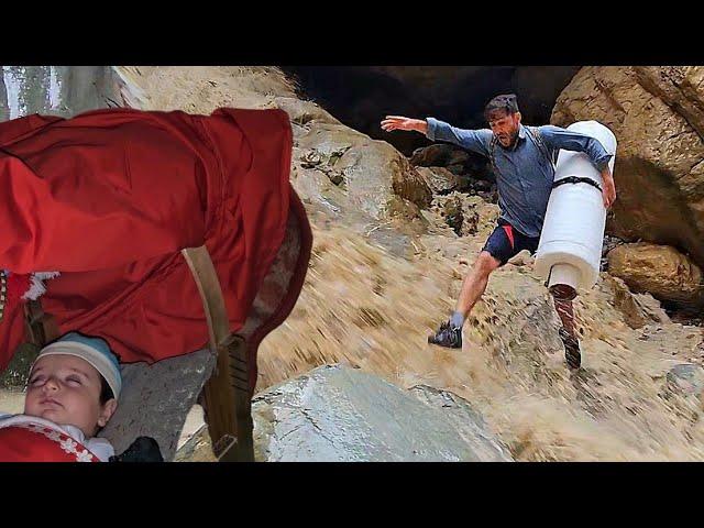 ️ Battling the Rain: Salahaddin’s Journey to Deliver Food to Osuldin’s Family