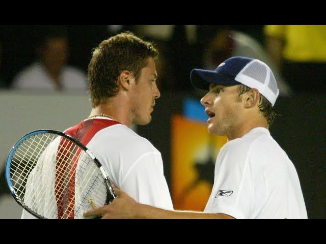 Andy Roddick vs Marat Safin 2004 AO QF Highlights