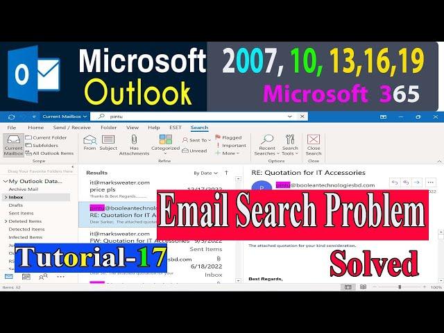 How to Rebuild Your Search Index on Microsoft Outlook| How to Fix Outlook Search Problems|