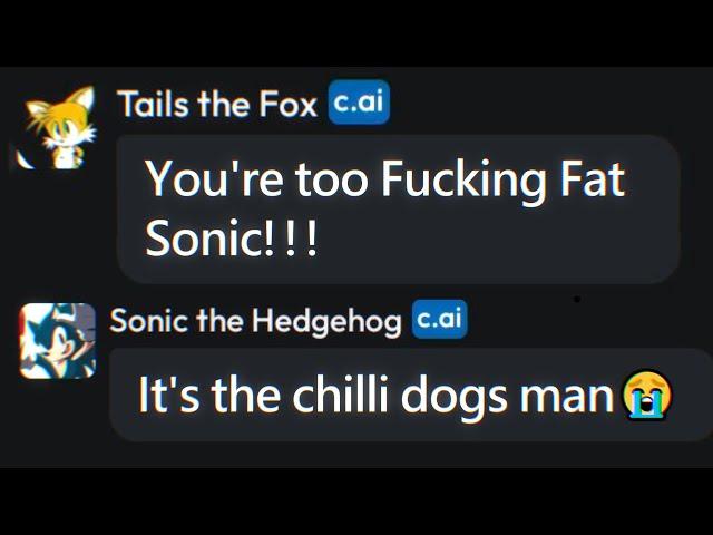 I Put Sonic Characters in Character ai and It's HILARIOUS!