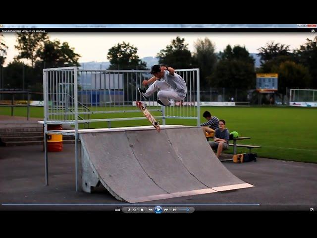 PERFECT TREFLIP NOSEPIC in a Quarter - Lenzburg and Sempach Skatepark