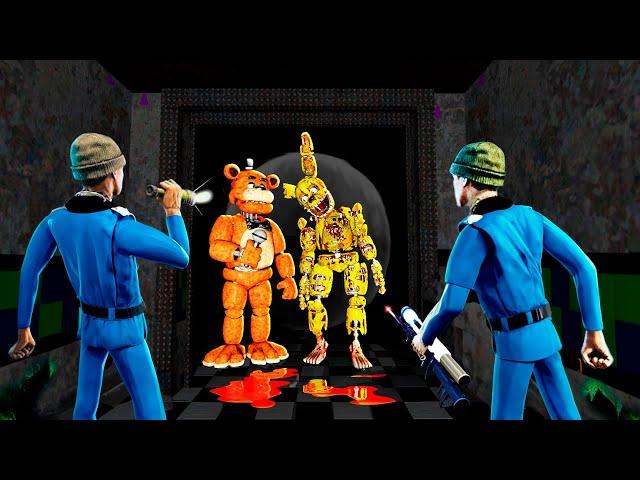 GUARDS SCARE ANIMATRONICS VR FNAF 2 COOP Garry's Mod Sandbox