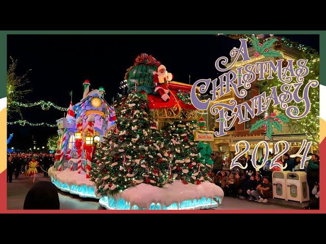 A Christmas Fantasy Parade | Disneyland 2024