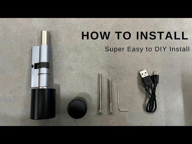 Smart Lock Cylinder| How to install it?