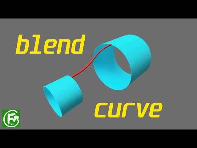 Fusion 360 | New sketch feature - Blend Curve