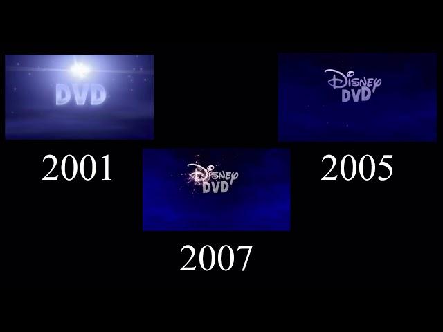 Disney DVD Logo Comparison (2001, 2005, & 2007)