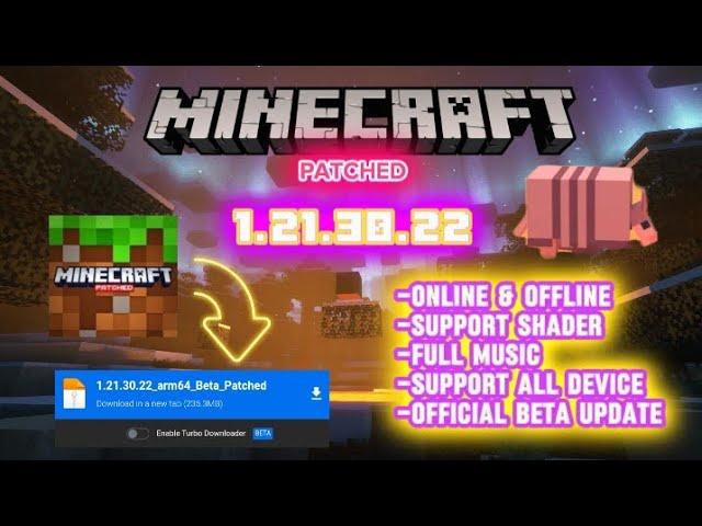 ‼️OFFICIAL UPDATE‼️||MCPE PATCH v1.21.30|| LINK MEDIAFIRE