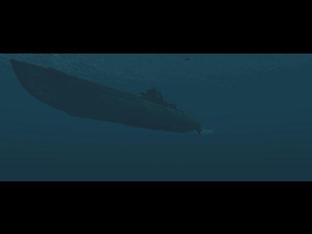 IJN I-401 Crash Dives (Submarine Aircraft Carrier)