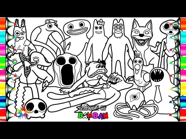 Jester Bittergiggle Death! Garten Of Banban 7 Coloring Pages / NCS Music