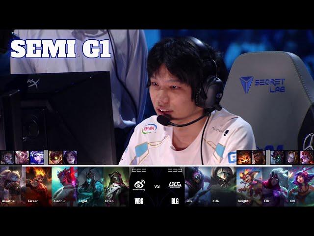 WBG vs BLG - Game 1 | Semi Final LoL Worlds 2024 | Weibo Gaming vs Bilibili Gaming G1 full