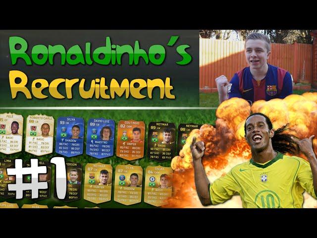 FIFA 15 - Ronaldinho's Recruitment | EP. 1 (KEEPY UPPY CHALLENGE)