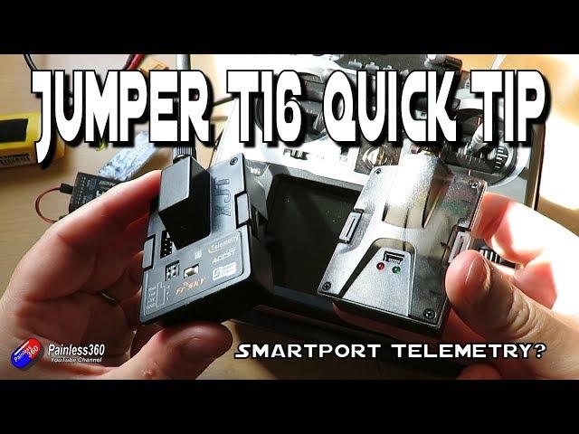 Jumper T16 Question: Does Smartport telemetry work?