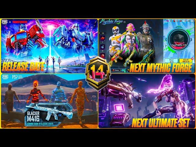 Bgmi 3.9 Update Release Date  M416 GLACIER BACK | Next Mythic Forge & Next Ultimate Set