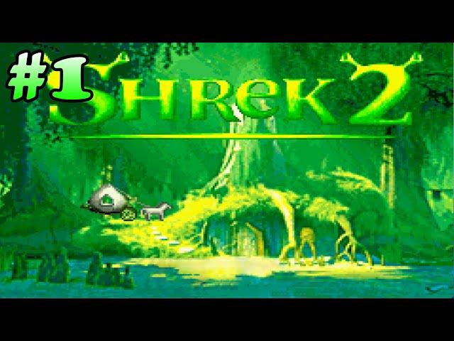 'Far, Far Away' - Book 1 - Shrek 2 (GameBoy Advance) All Coins Walkthrough #1