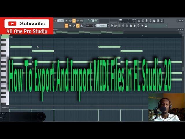 How To Export And Import MIDI Files In FL Studio 20