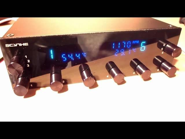 Review of the Scythe Kaze Master Pro 5.25" 6 Channel Fan Controller