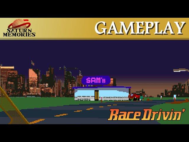 Race Drivin' [Saturn] by Atari Games - Super Stunt Track [HD] [1080p]