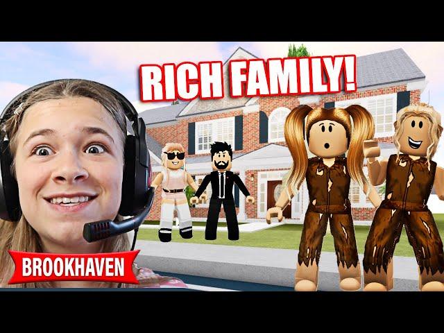 ADOPTED BY A RICH FAMILY!! **BROOKHAVEN ROLEPLAY** | JKREW GAMING