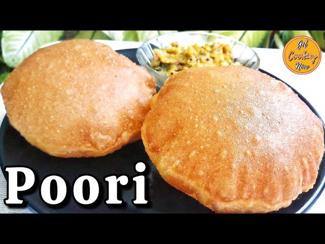 Poori Recipe | How to make Puffed Poori | Restaurant Style Poori Recipe | Goan Vegetarian Recipes