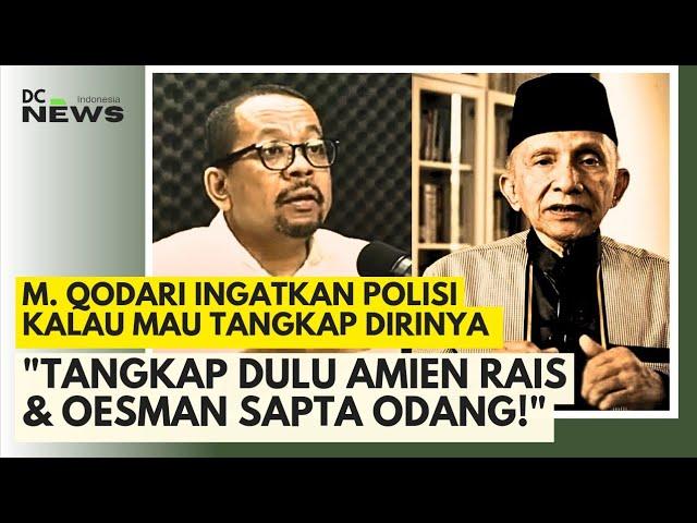 M. Qodari: Kalau Mau Tangkap Saya, Tangkap Dulu Amien Rais & Oesman Sapta Odang!