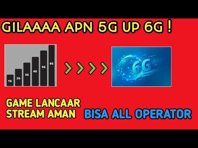 APN 5G UP 6G MENGGILAAAAA | APN SETTING FOR ANDROID