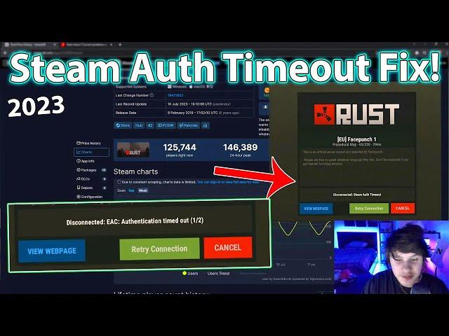 Steam Auth Failed Rust FIX 2024 (EAC Disconnect)