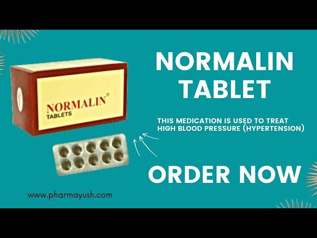 Normalin tablet | Used to treat high blood pressure (hypertension)