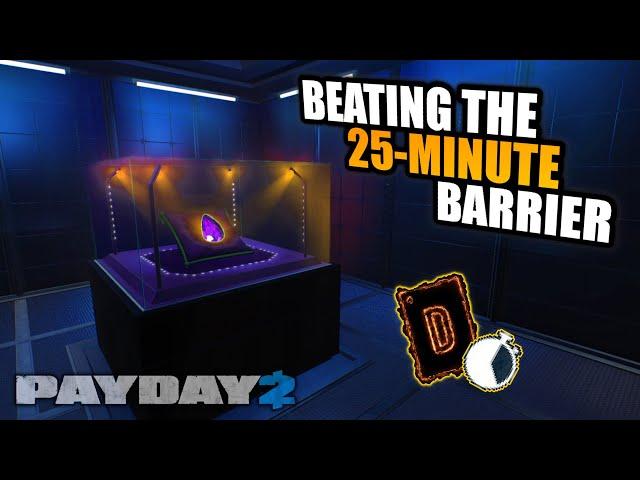 Beating the 25-minute barrier? Unless... | PAYDAY 2 Fastest Infamy Farming