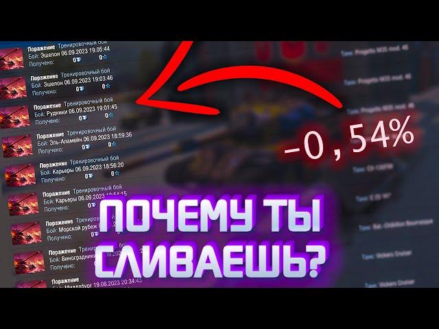 ПОЧЕМУ ТЫ СЛИВАЕШЬ? / Как ПОБЕЖДАТЬ в WoT Blitz / Tanks Blitz