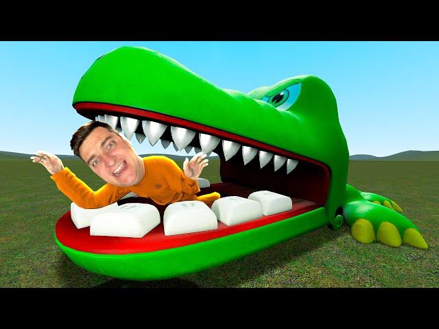 EXTREME CROCODILE DENTIST GAME ON DEMAND GMOD SANDBOX ► Garry's Mod