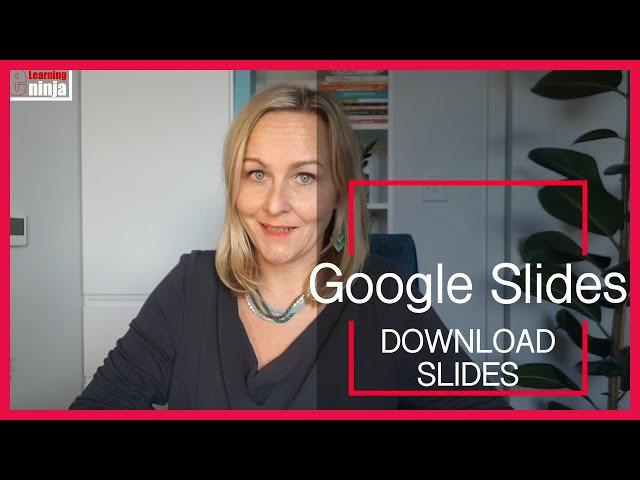 How to download Google slides as images