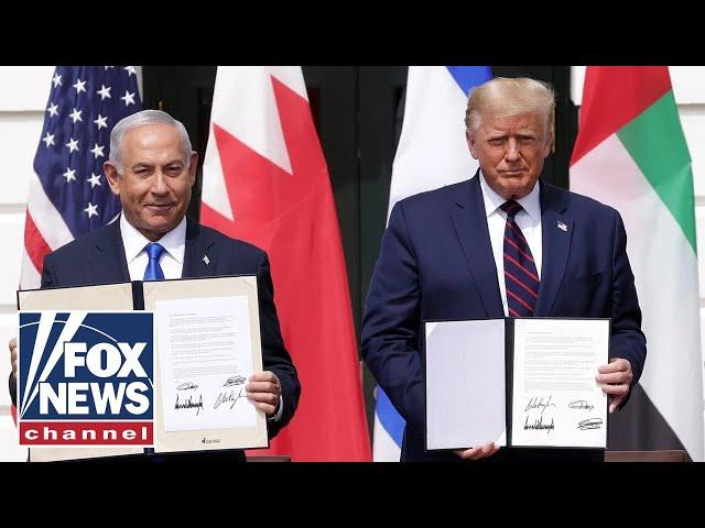 Trump holds press conference with PM Netanyahu