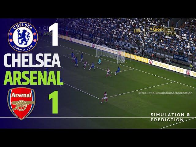 CHELSEA 1-1 ARSENAL • Highlights • Premier League 24/25 | Simulation/Recreation