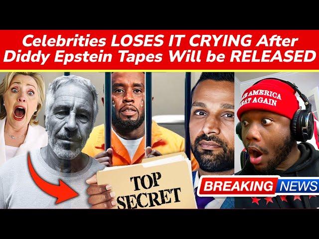 Kamala A list-Celebrities LOSES IT CRYING After Trump REVEALS Diddy & Epstein Tapes Will be RELEASED